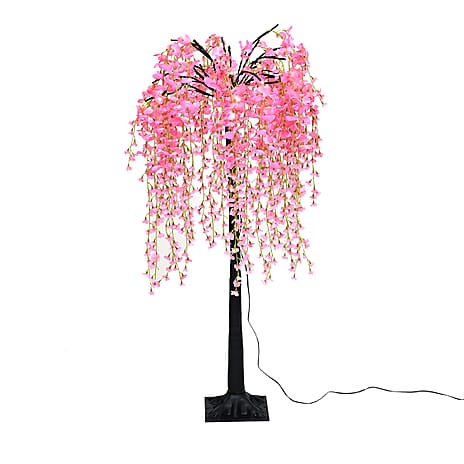 Pink Blossom Tree With 32 Warm White LED Lights