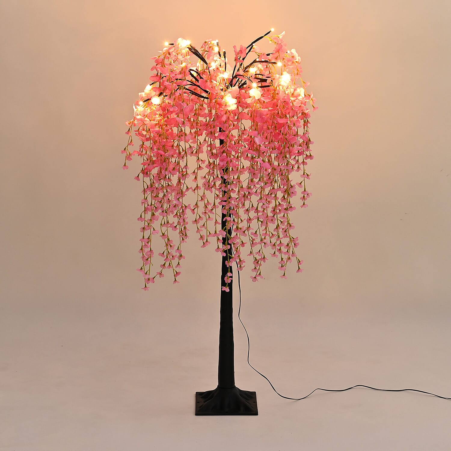 Pink Blossom Tree With 32 Warm White LED Lights