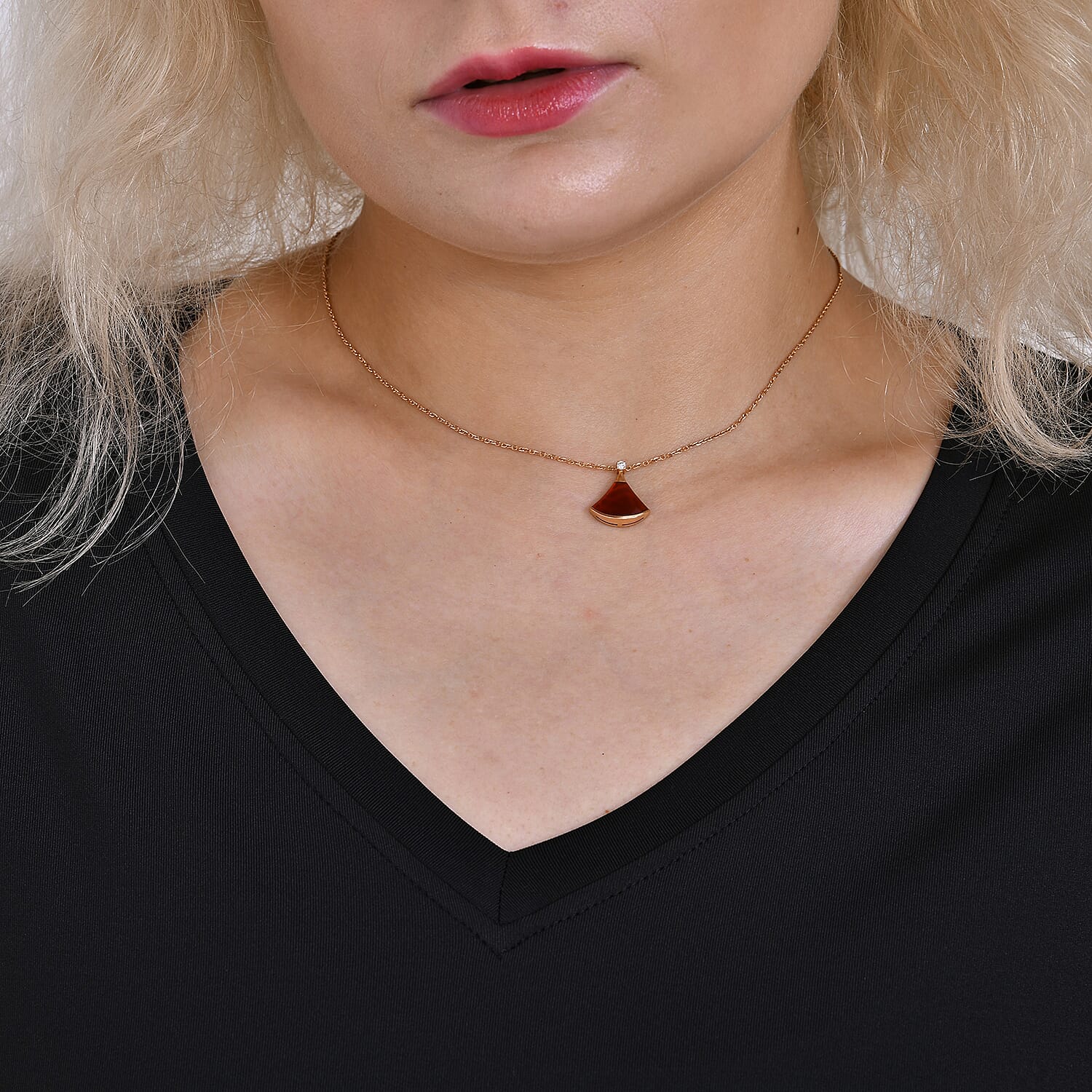  La Marey Jersey V-Neck One Piece Dress - Blue