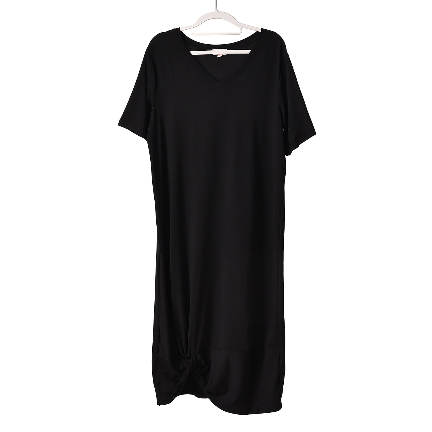  La Marey Jersey V-Neck One Piece Dress - Blue