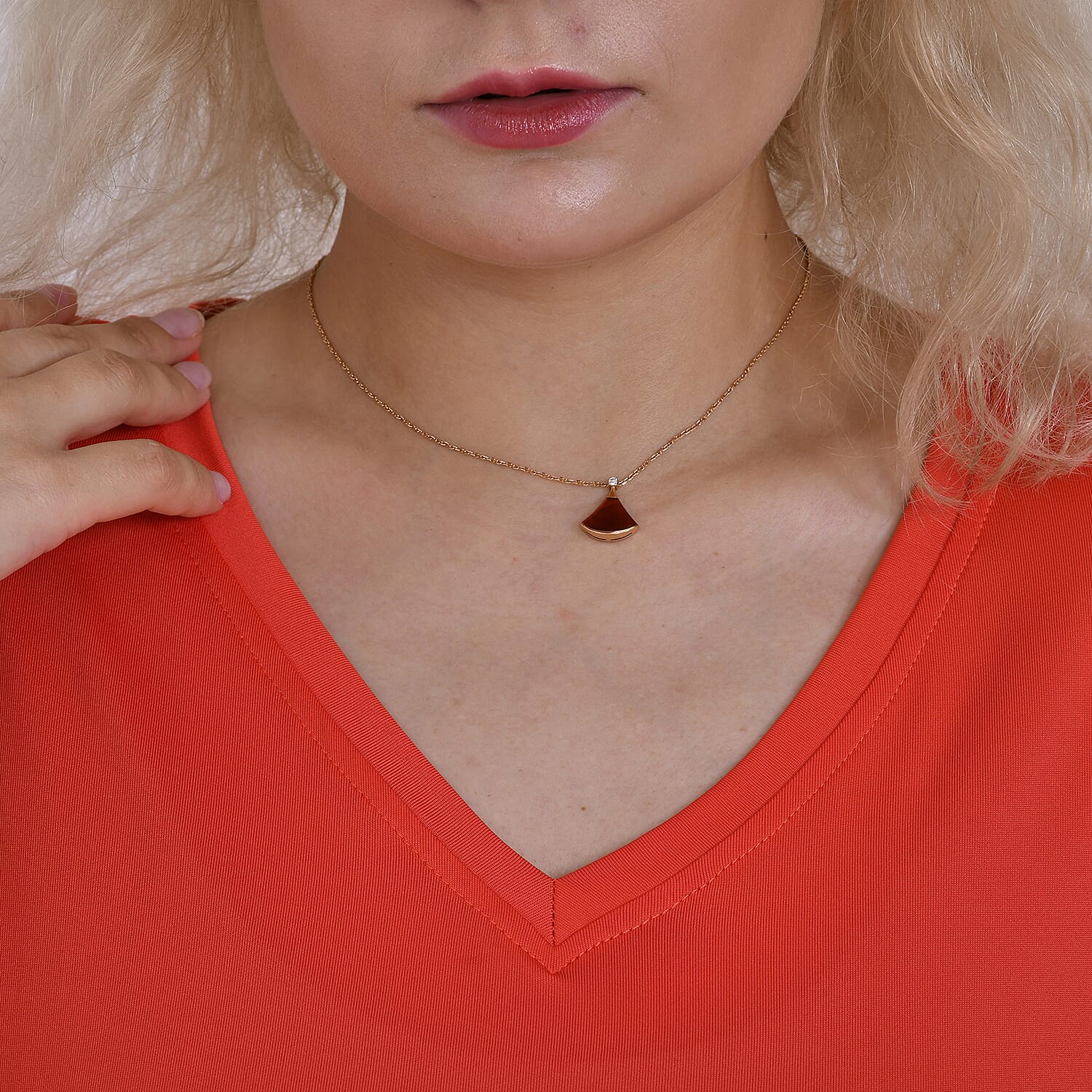  La Marey Jersey V-Neck One Piece Dress - Blue