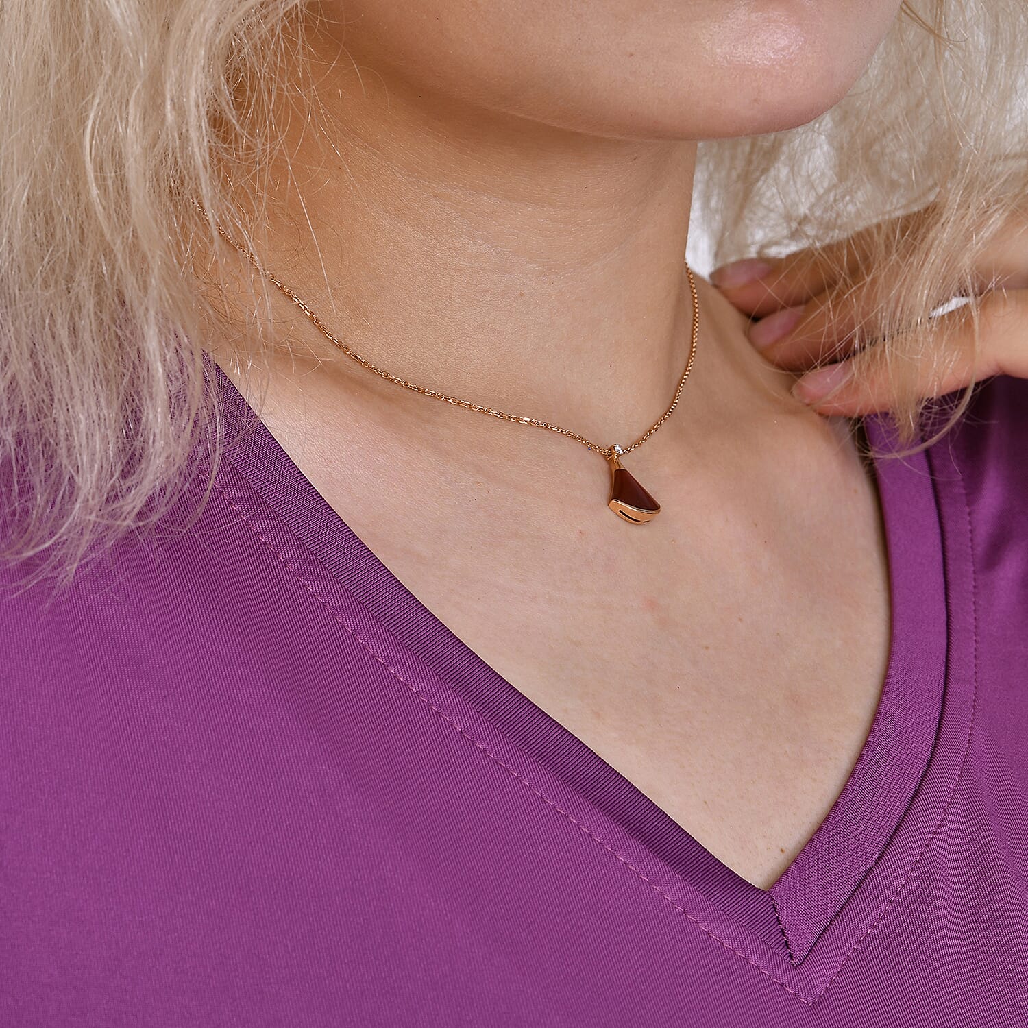  La Marey Jersey V-Neck One Piece Dress - Blue