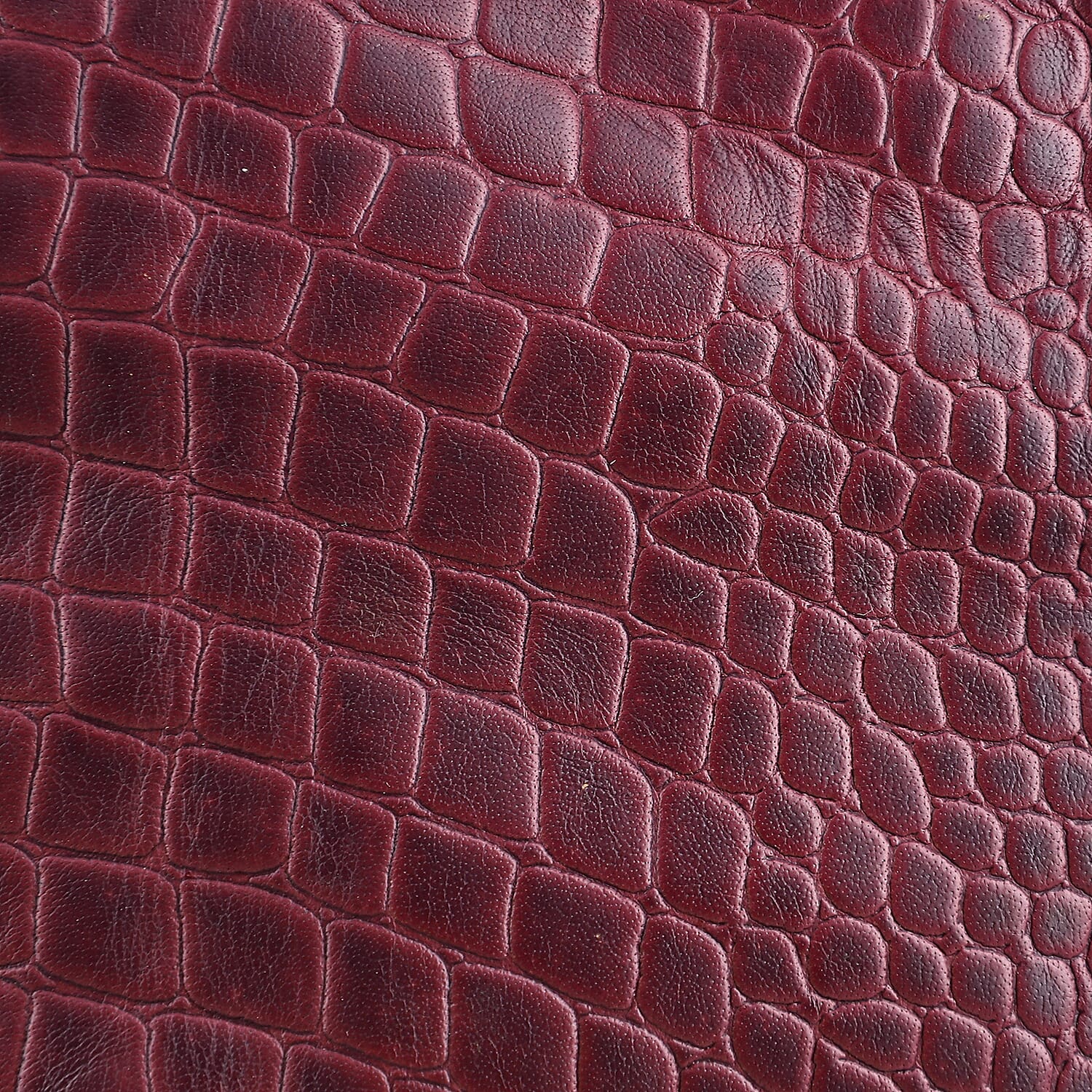 100% Genuine Leather Potli Pochette - Burgundy