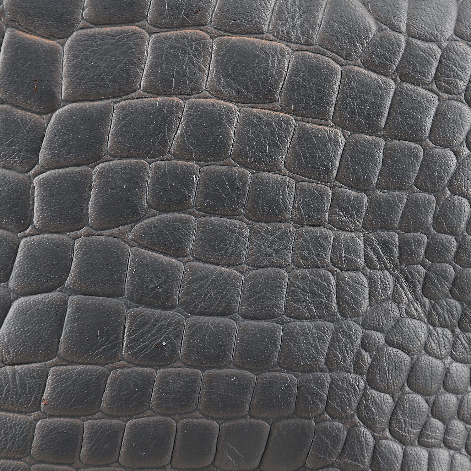 100% Genuine Leather Potli Crossbody Sling Bag - Grey