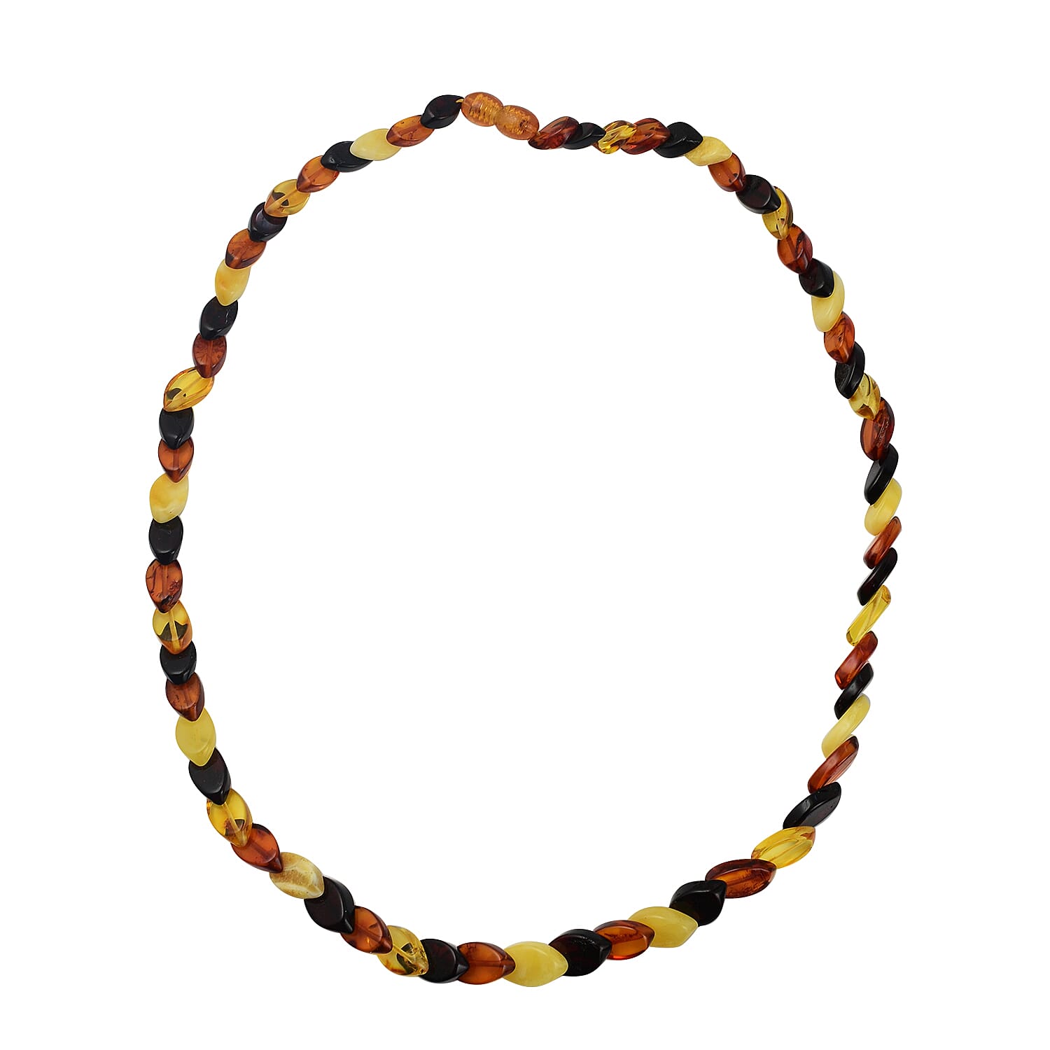 Tuscon Gem Find - Amber Marquise Shaped Necklace (Size 20) 70.00 Ct