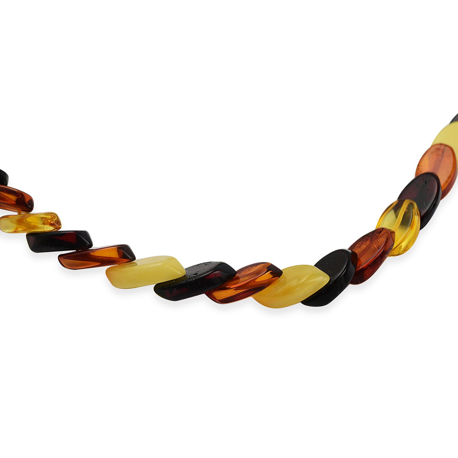 Tuscon Gem Find - Amber Marquise Shaped Necklace (Size 20) 70.00 Ct