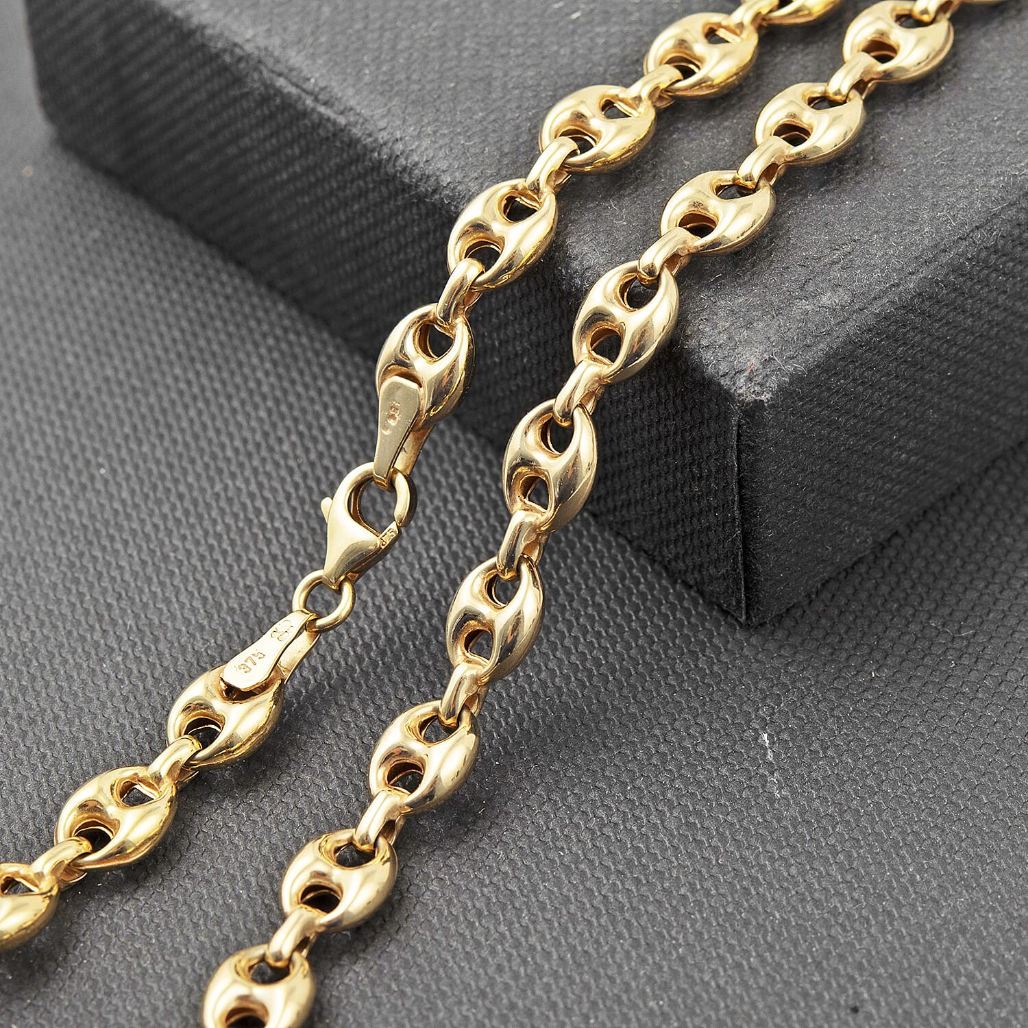 9K Yellow Gold Mariner Necklace Size - 22, Gold Wt 13.1