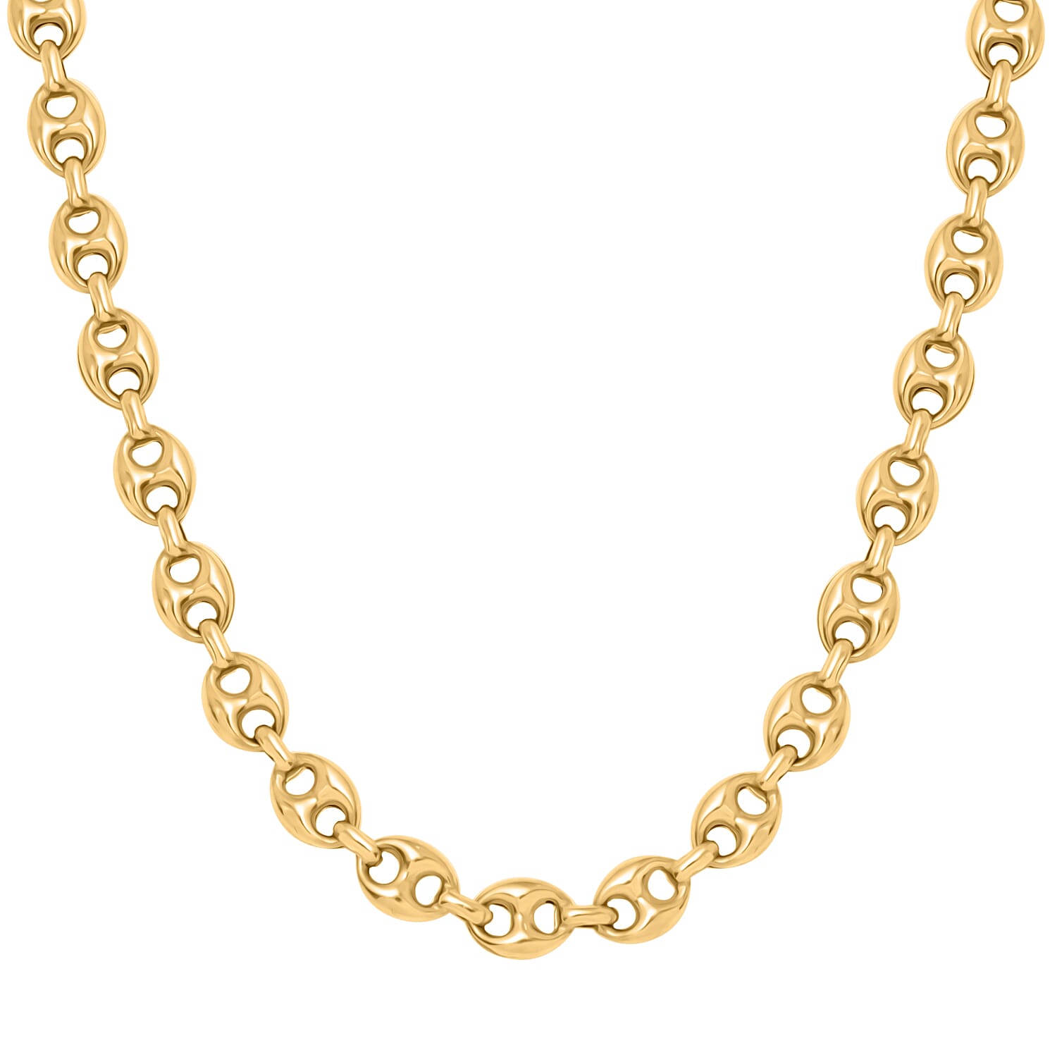 9K Yellow Gold Mariner Necklace Size - 22, Gold Wt 13.1