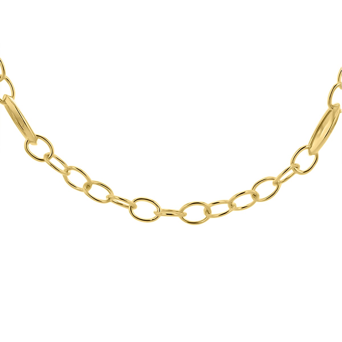 9K Yellow Gold Fancy Necklace - 7.5g (Size - 24)