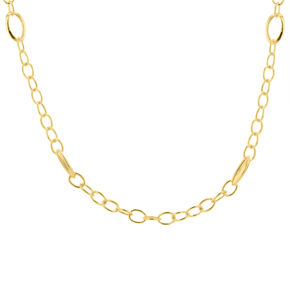 9K Yellow Gold Fancy Necklace - 7.5g (Size - 24)