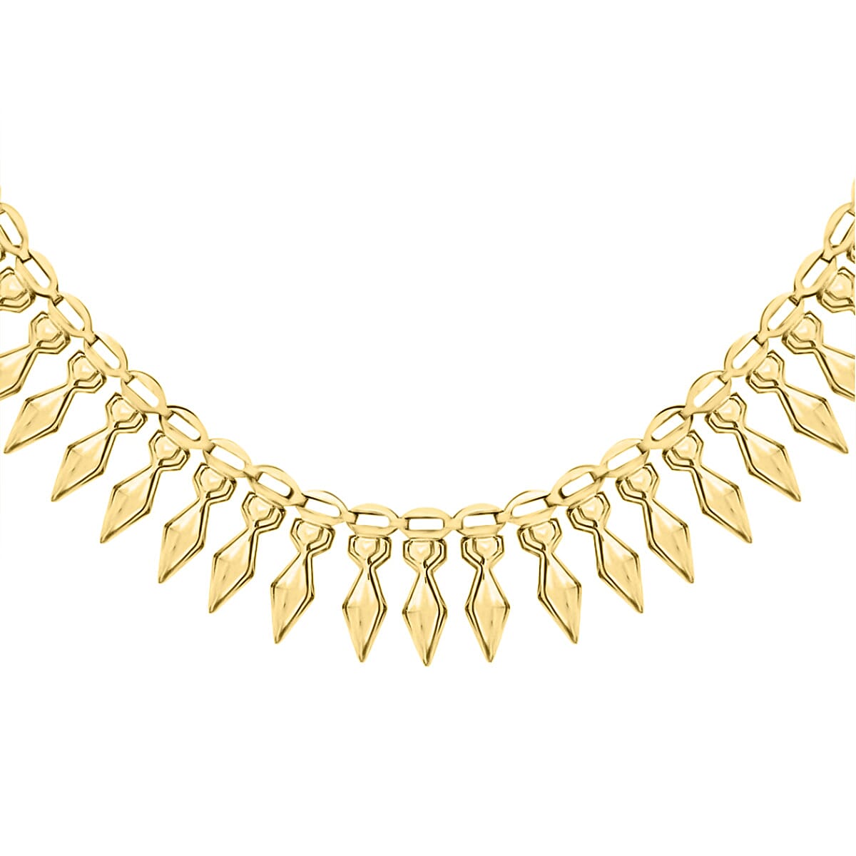 9K Yellow Gold Cleopatra Lite Necklace (Size - 17), Gold Wt. 6.3 Gms