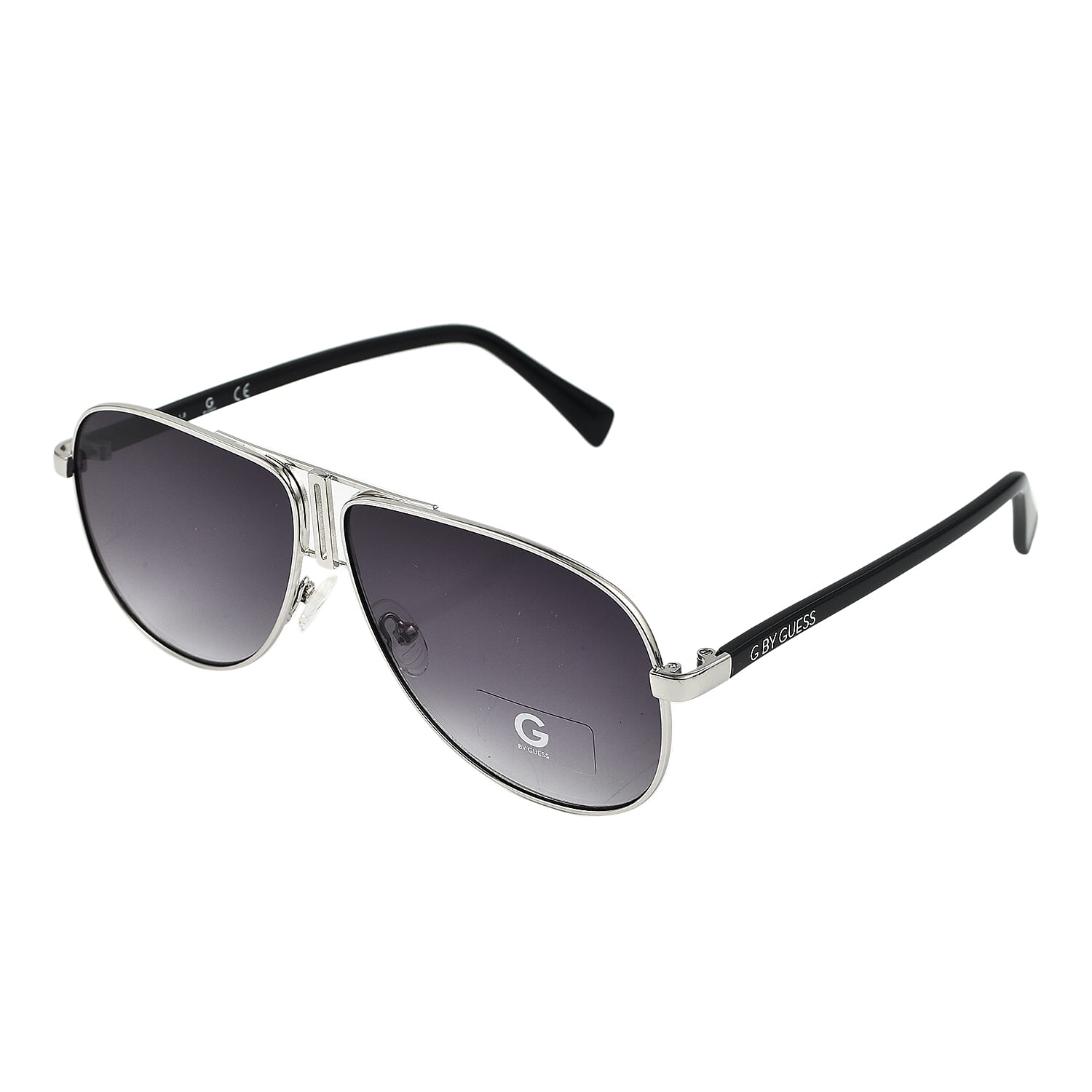 Guess Unisex Green Aviator Sunglasses