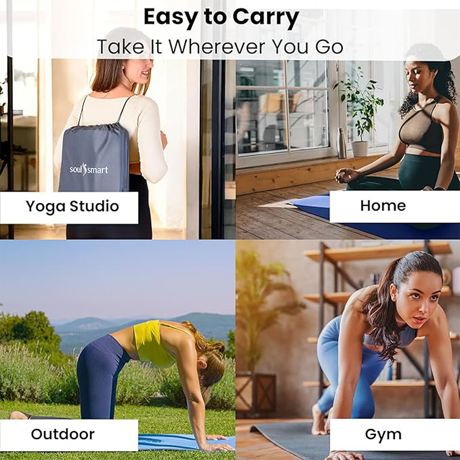 Soul Smart Fitness  - Grey & Pink