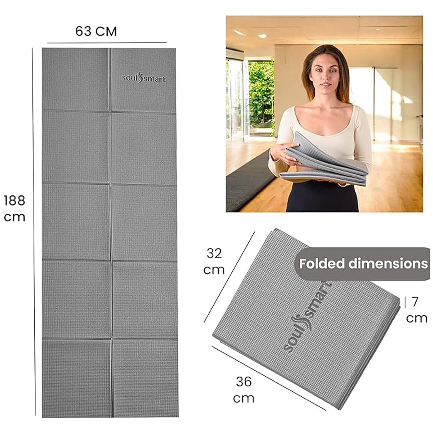 Soul Smart Fitness  - Grey & Pink