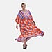 TAMSY Mixed Printed Elastic Waist Maxi Dress