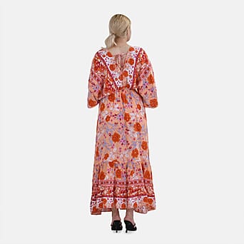 https://tjcuk.sirv.com/Products/77/4/7747807/TAMSY-100-Viscose-Mixed-Printed-Elastic-Waist-Maxi-Dress-One-Size-Oran_7747807_1.jpg?w=342&h=342