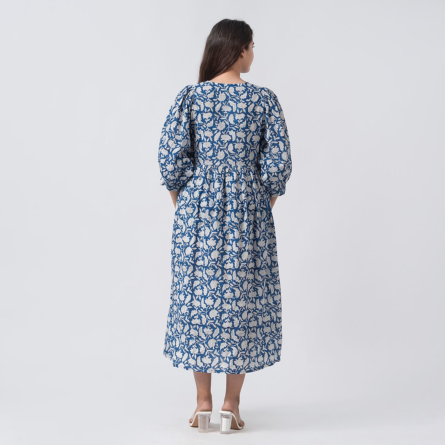  La Marey Pure Cotton A-Line Block Dress