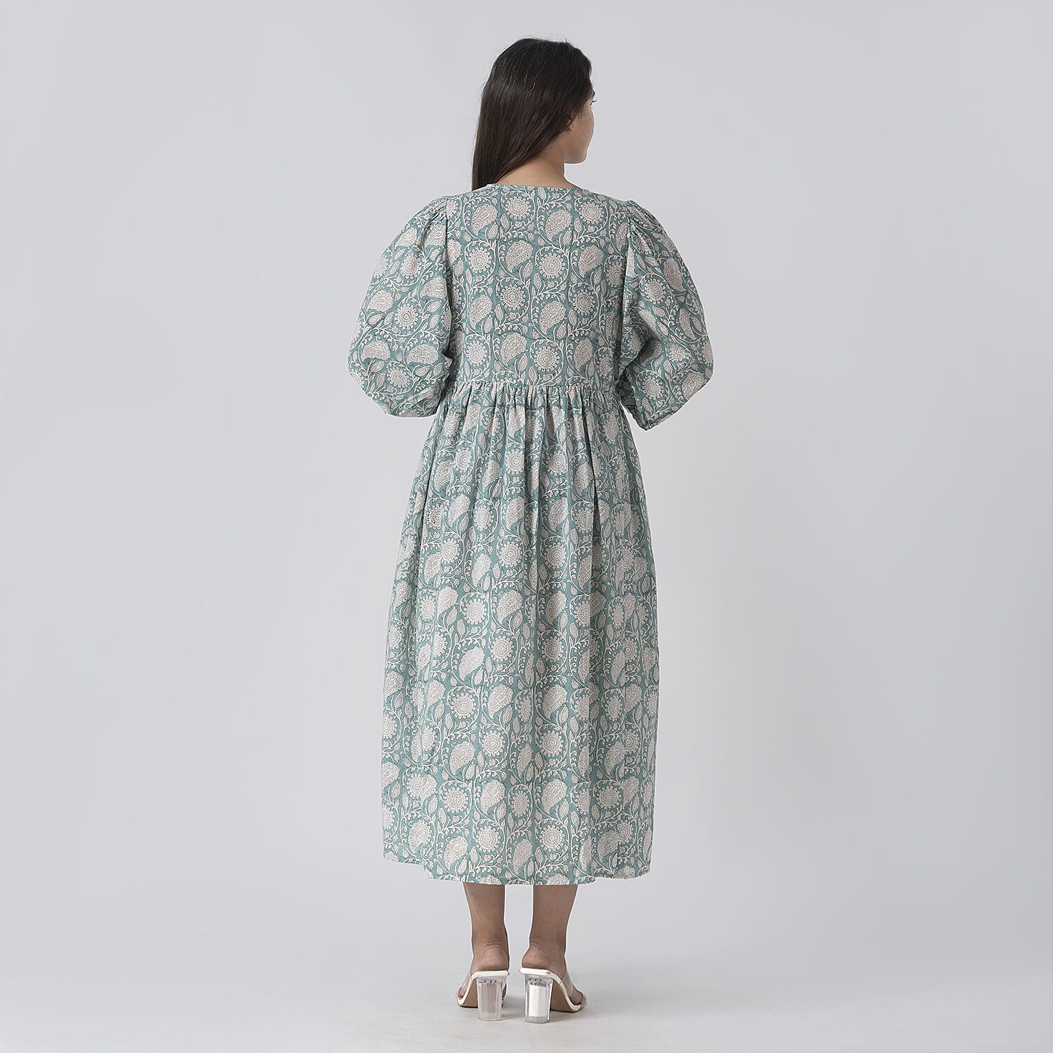  La Marey Pure Cotton A-Line Block Dress