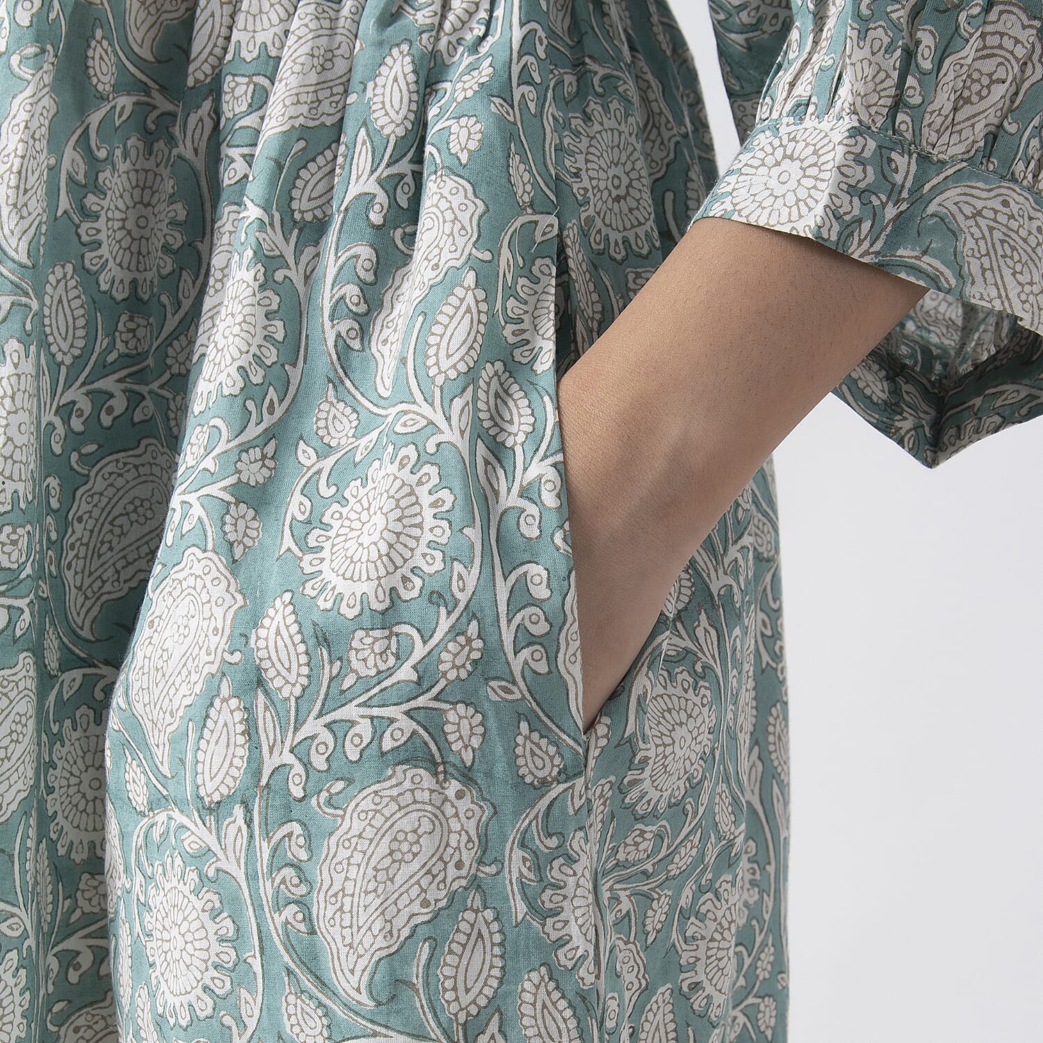  La Marey Pure Cotton A-Line Block Dress