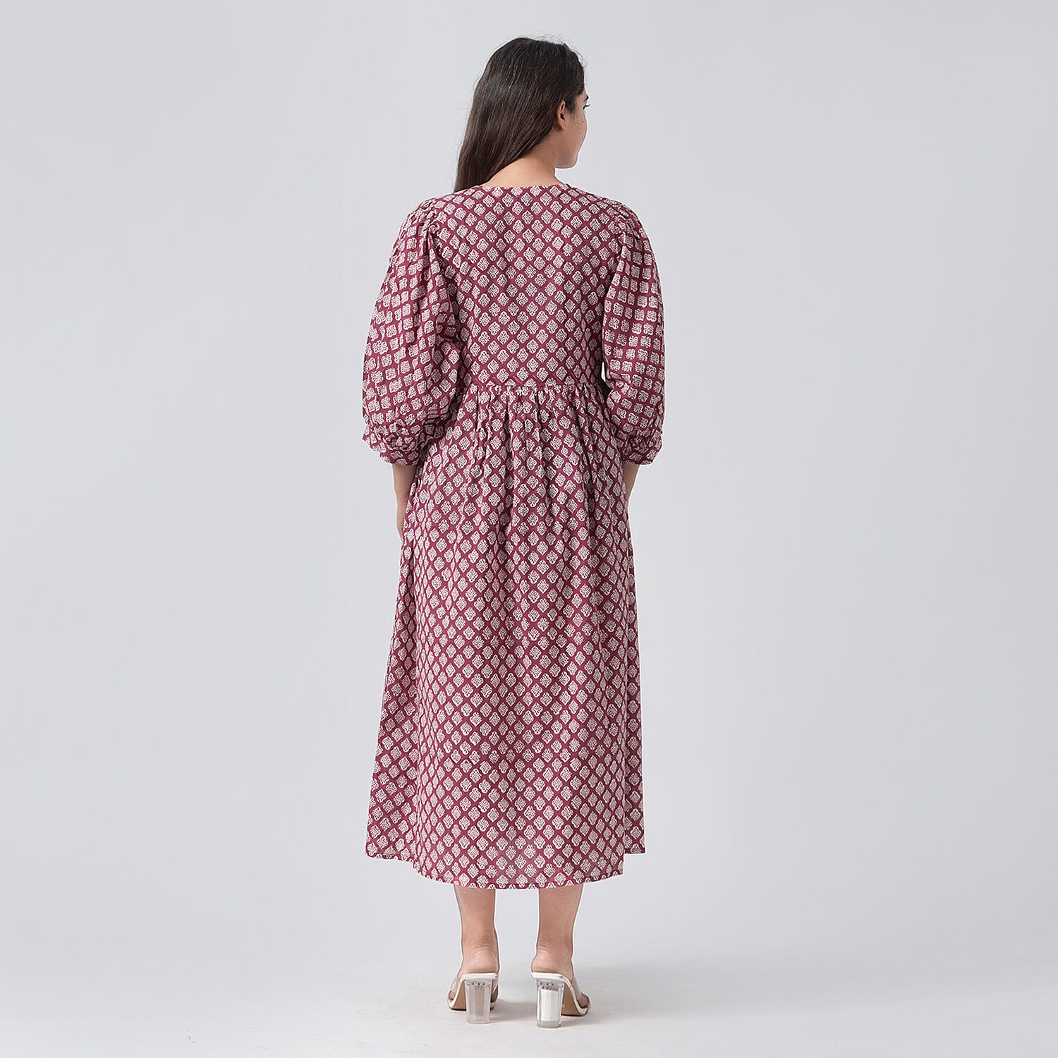  La Marey Pure Cotton A-Line Block Dress