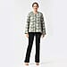 LA-MAREY Pure Cotton Block Print Quilted Jacket