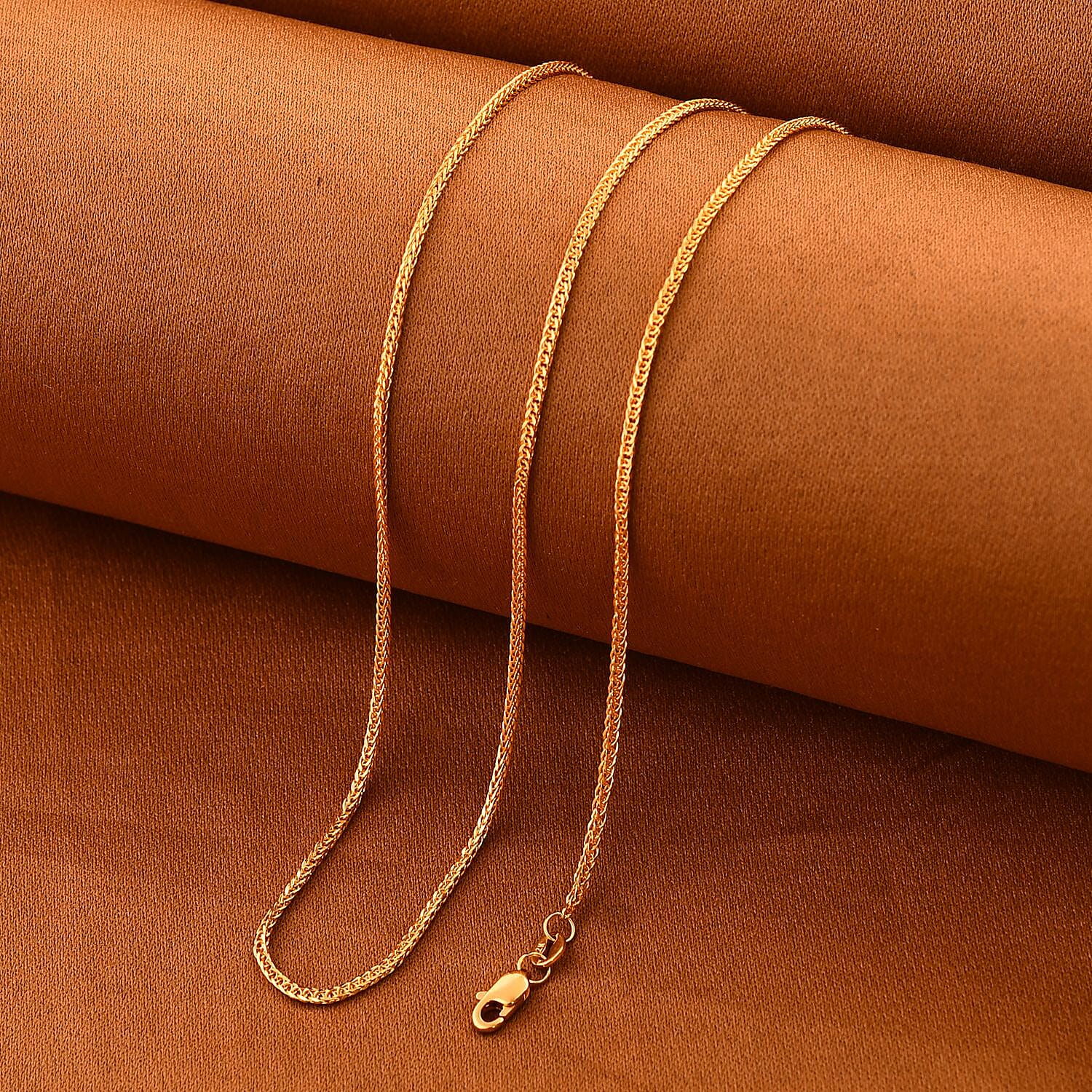 22K Yellow Gold Spiga Necklace (Size - 20)