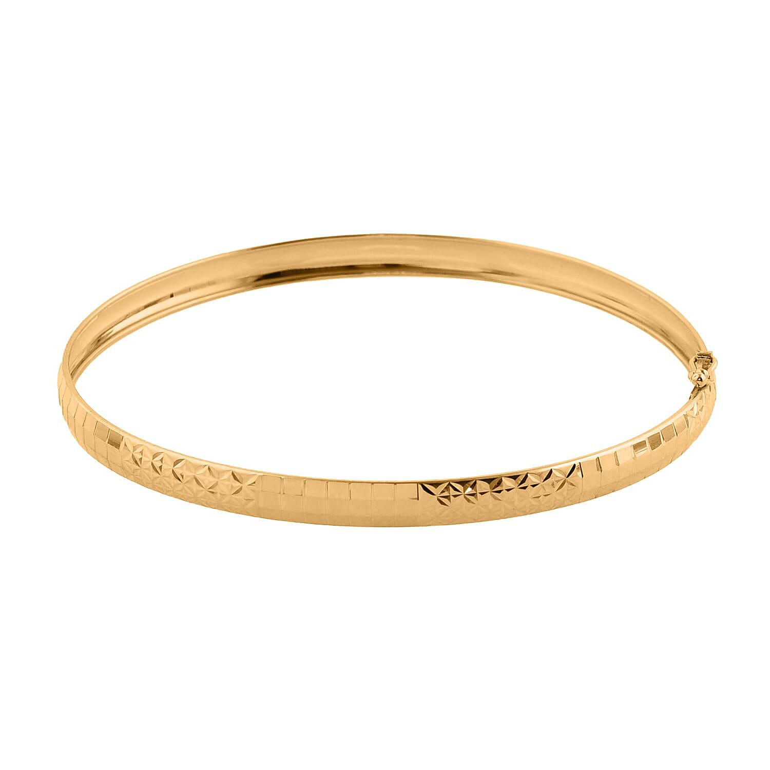 Royal Bali Mega Deal - 22K (91.6% Purity) Yellow Gold Diamond Cut Bangle, Gold Wt. 5.42 Gms