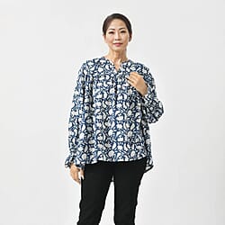 La Marey Pure Cotton Printed Blouse