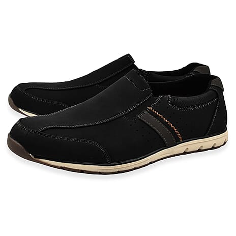 Oakanwood Preumium Slip on Trainer (Size 12) - Black