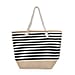 Multi-Purpose Striped Stylish Tote Bag
