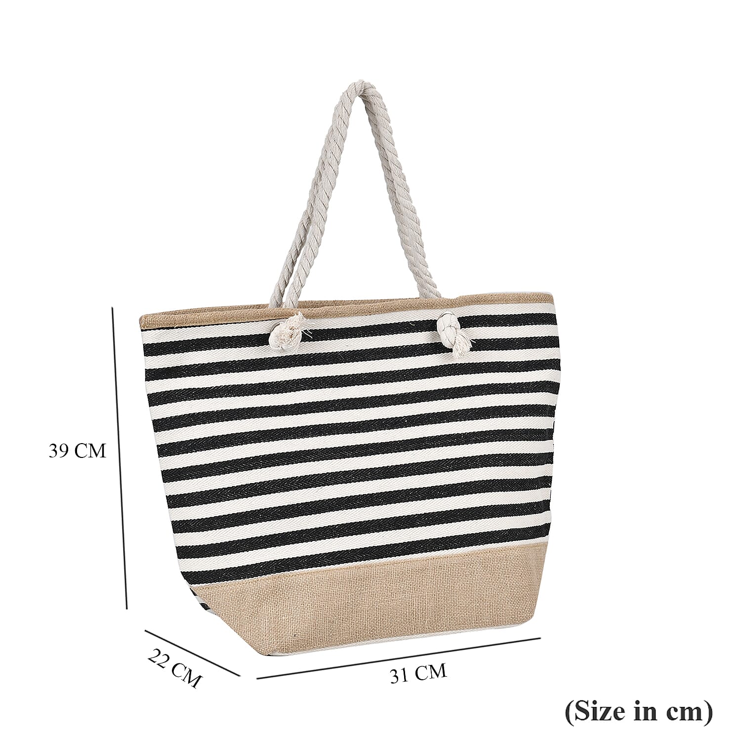 Multi-Purpose Striped Stylish Tote Bag Multi-Purpose Striped Stylish Tote Bag