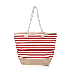 Multi-Purpose Striped Stylish Tote Bag
