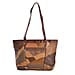100% Genuine Leather Patchwork Shoulder Bag
