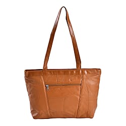 100% Genuine Leather Patchwork Shoulder Bag