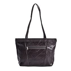 100% Genuine Leather Patchwork Shoulder Bag