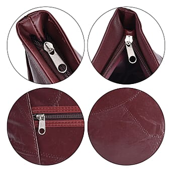 https://tjcuk.sirv.com/Products/77/4/7748702/Sheepskin-Leather-Patterned-Shoulder-Bag-Size-37x25x9-cm-Burgundy-Mult_7748702_5.jpg?w=342&h=342