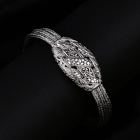 Royal Bali -Sterling Silver Bracelet (Size 7.5), Silver Wt. 26.30 Gms.