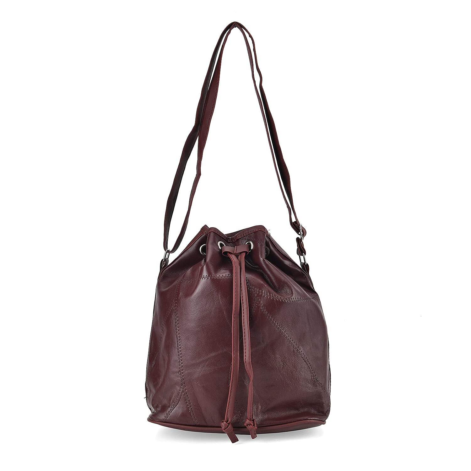 Maroon bucket bag hotsell