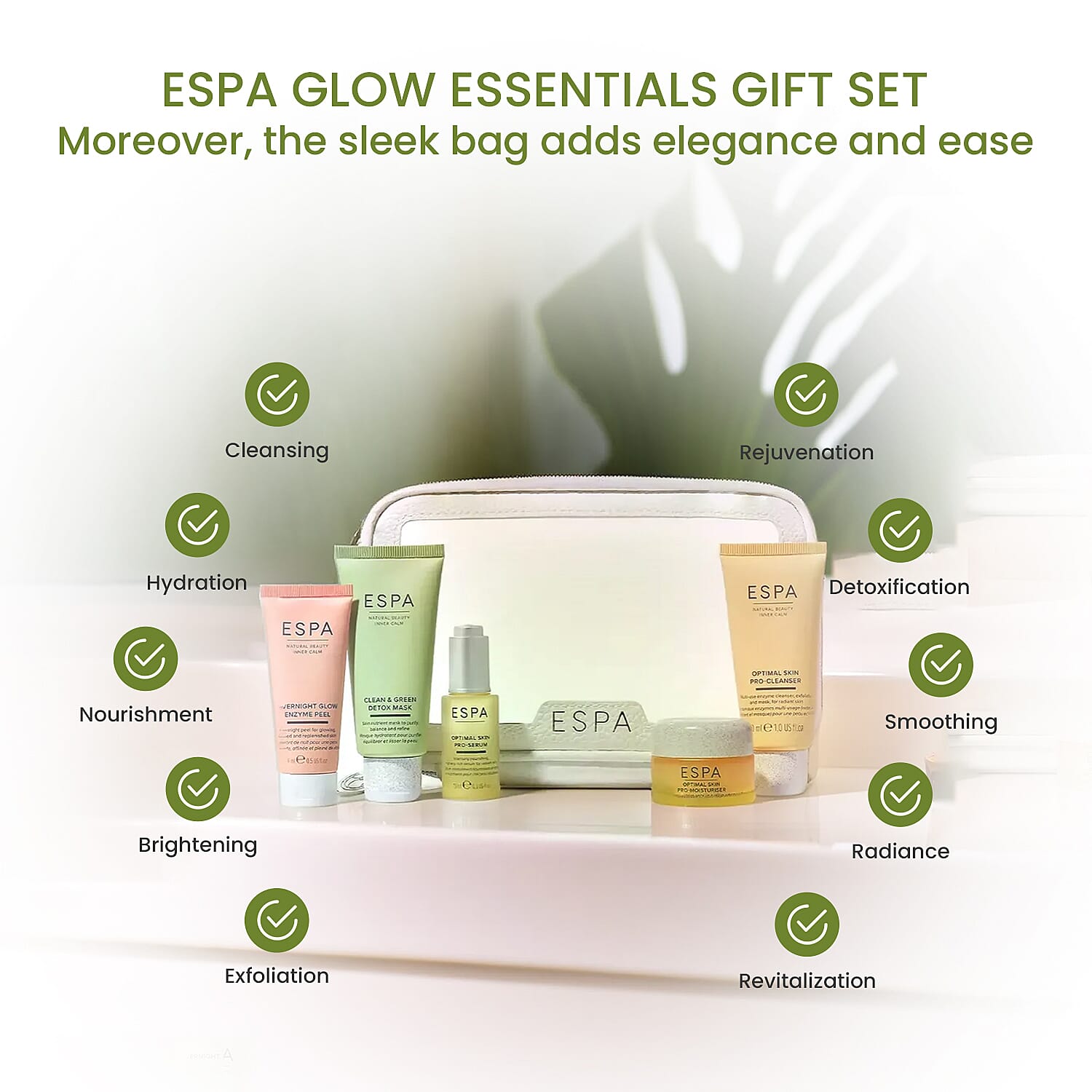 Set of 5 - ESPA Glow Essentials Gift
