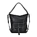 100% Genuine Leather 2-in-1 Crossbody Bag with Adjustable Shoulder Strap - Grey