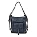 100% Genuine Leather 2-in-1 Crossbody Bag with Adjustable Shoulder Strap - Grey