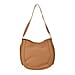Genuine Leather Hobo Style Bag with Zipped Closure and Adjustable Shoulder Strap