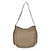 Genuine Leather Hobo Style Bag with Zipped Closure and Adjustable Shoulder Strap