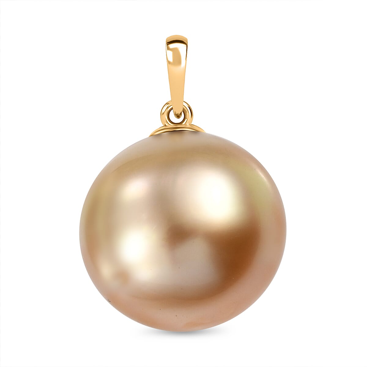 Big South Sea pearl pendant in champagne colour/ beautiful golden pearl pendant. selling