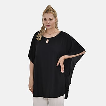 https://tjcuk.sirv.com/Products/77/4/7749692/Tamsy-Viscose-Solid-Top-Size-81x1-cm-Black-Blue_7749692_3.jpg?w=342&h=342