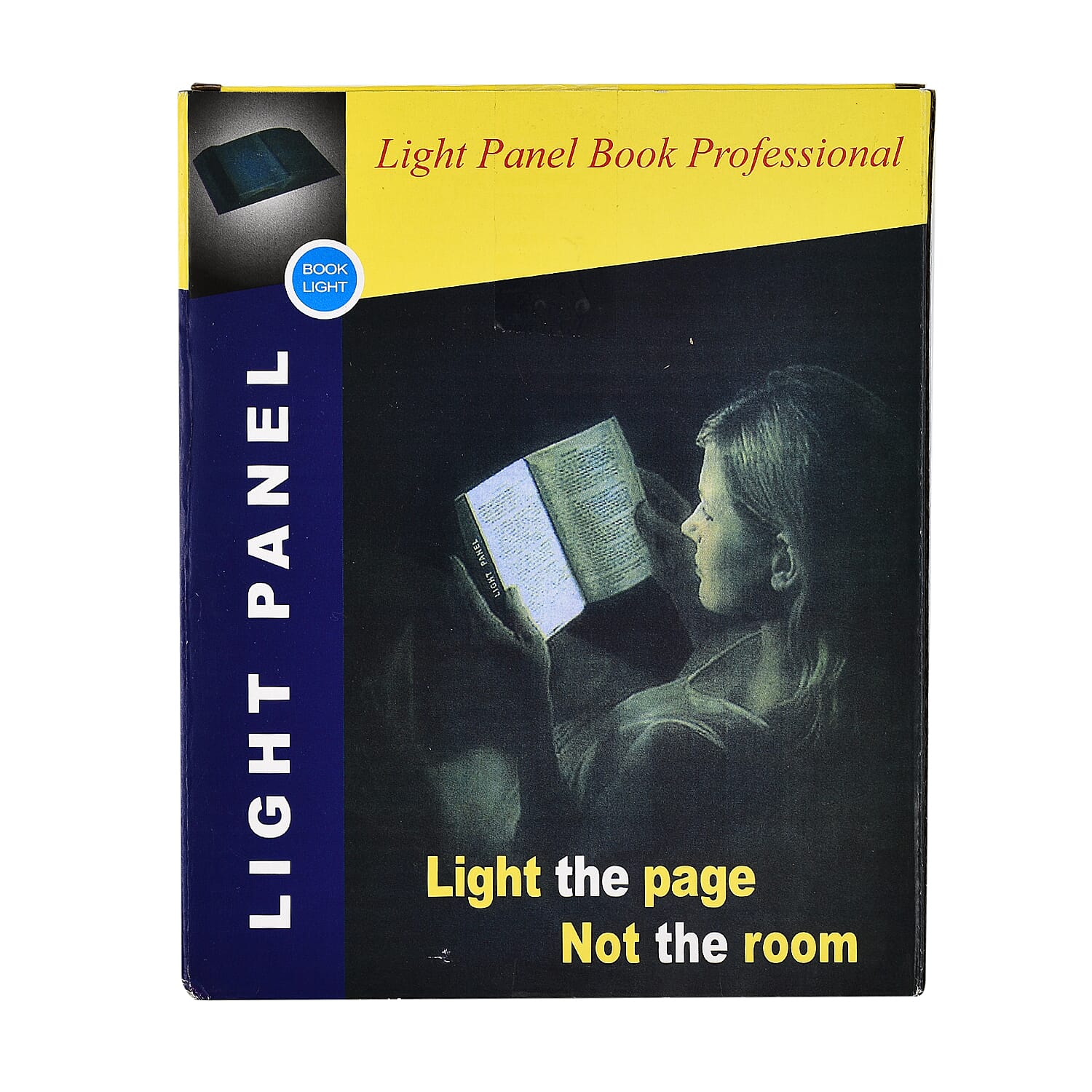 LED Book Reading Light - Blackt - Black