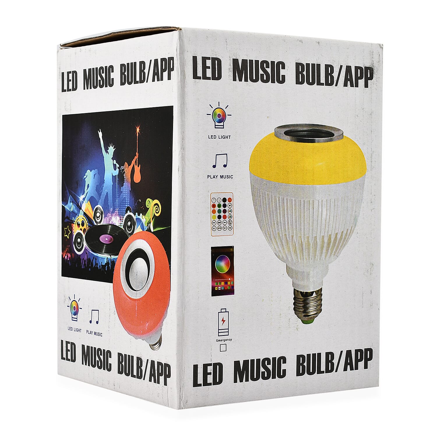 Wireless Light Bulb Speaker, Bluetooth Light Bulbs with Speaker, RGB Smart Music Bulb with Remote Control Wireless Light Bulb Speaker, Bluetooth Light Bulbs with Speaker, RGB Smart Music Bulb with Remote Control