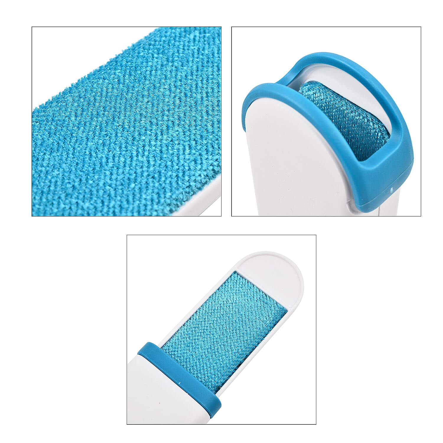 Pet Hair Remover - Lint Removers with Standard and Travel Size Lint Remover Brush - Remove Cat and Dog Hair, Lint from Carpet - White & Blue Pet Hair Remover - Lint Removers with Standard and Travel Size Lint Remover Brush - Remove Cat and Dog Hair, Lint from Carpet - White & Blue
