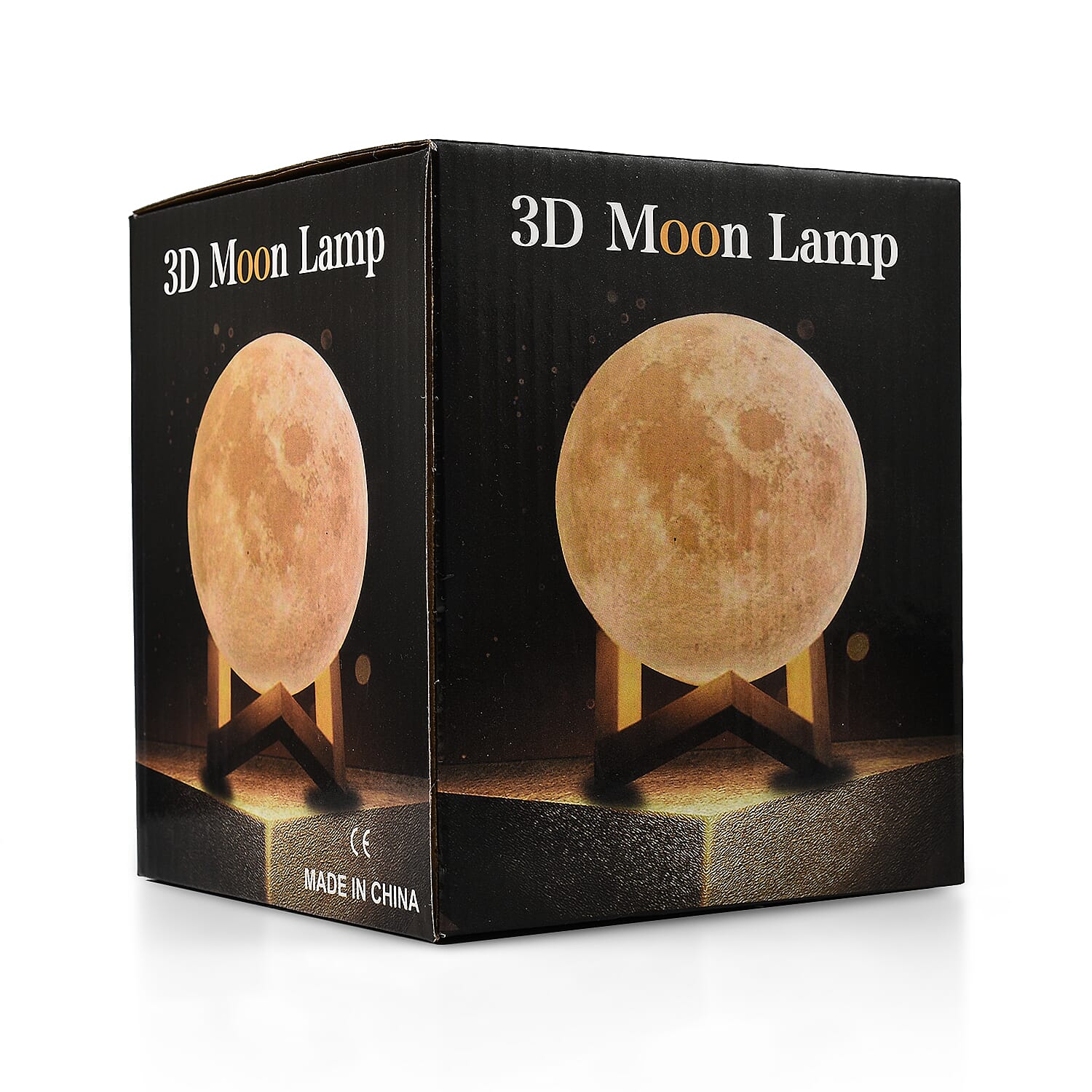 3D Moon Lamp,Mayround Full Moon Lamp Light,3D Printing Dimmable Modern Floor Lamp[Touch Control] [USB Charging]