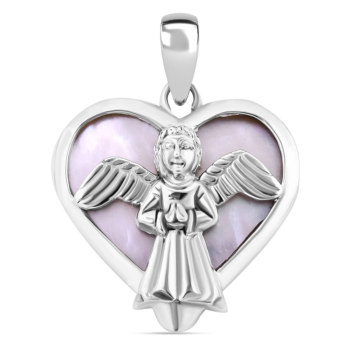 Royal Bali Collection Mother Of Pearl  Pendant  Sterling Silver ,  Silver Wt. 5.6 Gms